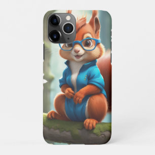 Cute Squirrel on the Branch of Tree-57400 iPhone 11Pro Case