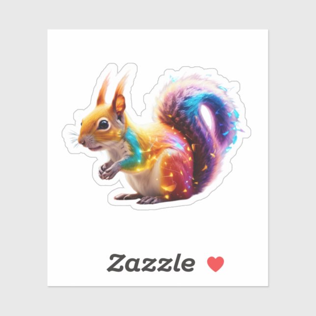 Cute Squirrel Sticker (Sheet)