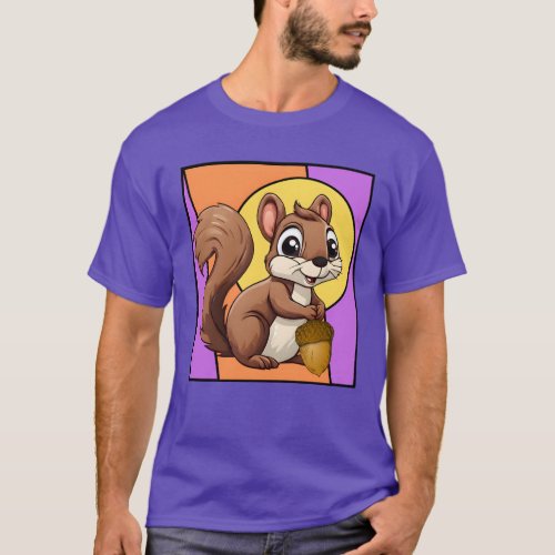 Cute Squirrel T_Shirt For Funny Nature Lovers