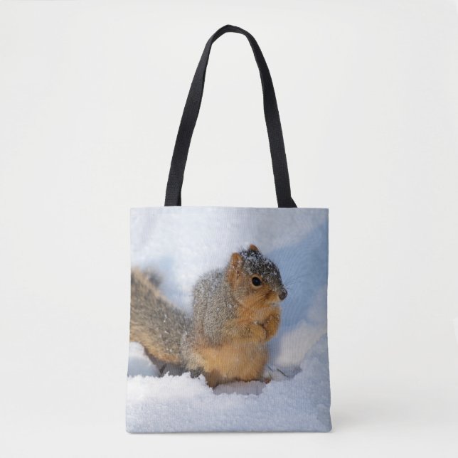 Cute Squirrel Tote Bag (Front)