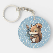 Cute Squirrel with Personalized Message