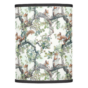 Cute squirrels pattern lamp shade