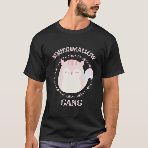 Cute Squishmallow Gang Fox Twinkle Costume Kid Gir T_Shirt