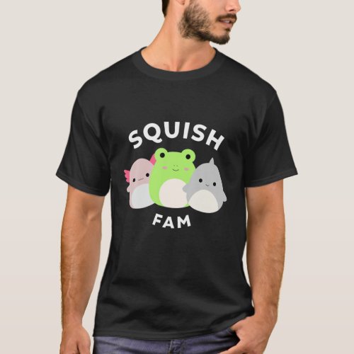 Cute Squishmallow Squish Fam Costume For Kids Farm T_Shirt