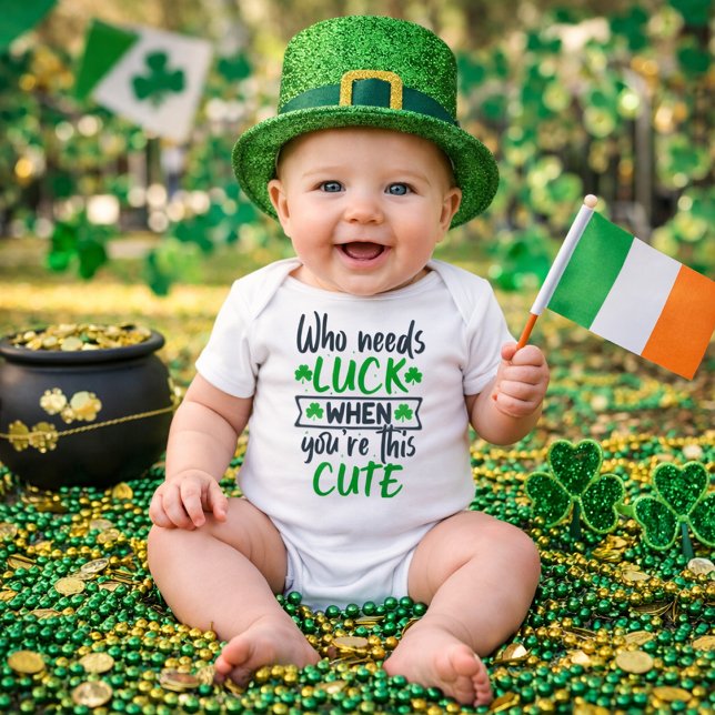 Cute St Patrick's Day  Baby Bodysuit (Creator Uploaded)