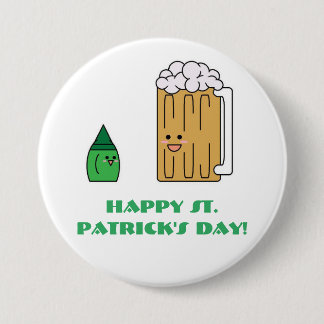 Cute St. Patrick's Day Button