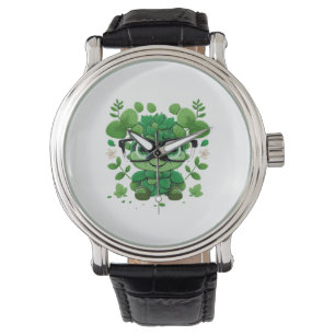 cute st Patricks day cute shamrock wherein glasses Watch