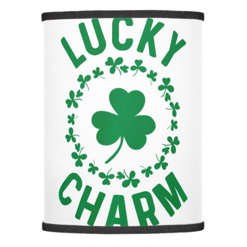 Cute St Patricks Day Lucky Charm Green Shamrock St Lamp Shade