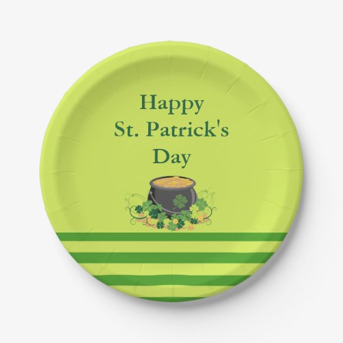 Cute St Patricks Day Paper Plates