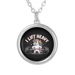 Cute Stacked Kawaii Cats – “Wow!! Hi” Silver Plated Necklace