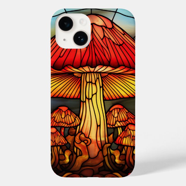 cute stained Mushroom pattern Case-Mate iPhone Case (Back)