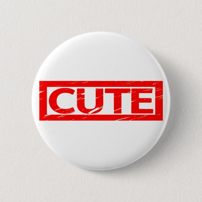 Cute Stamp Button (Front)