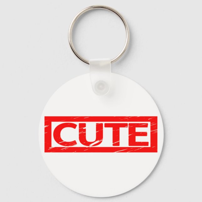 Cute Stamp Keychain (Front)