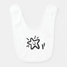 Cute Star Baby Bib