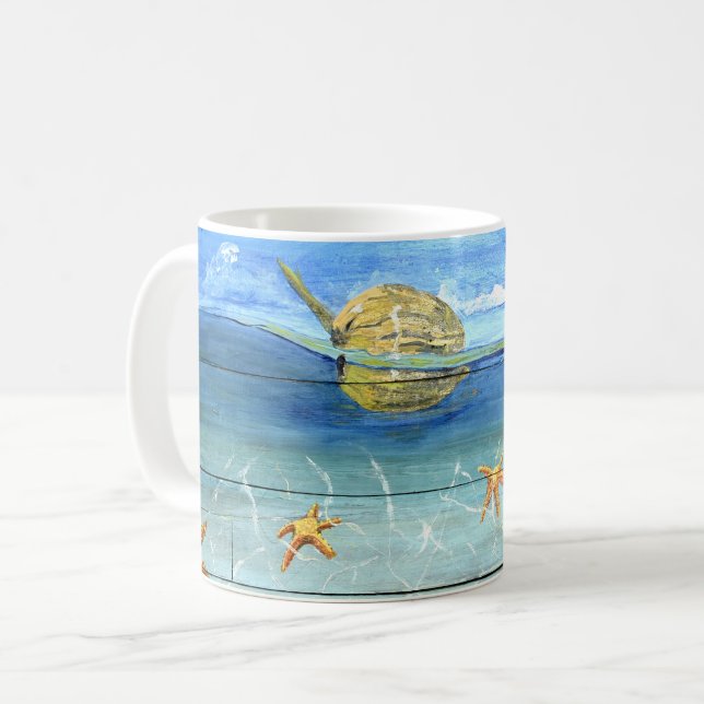 Cute Starfish Mug For The Coffee Cup Lover (Front Left)