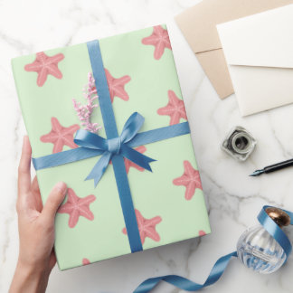  Cute starfish  Wrapping Paper