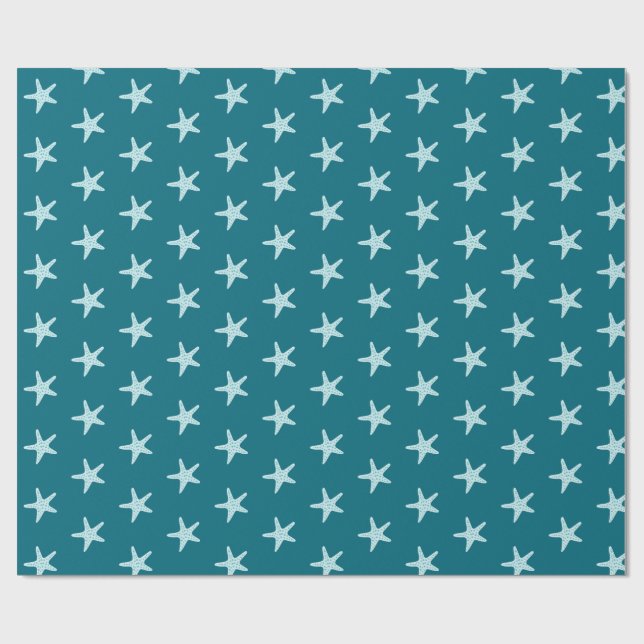  Cute starfish  Wrapping Paper (Flat)