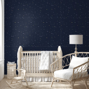 Cute Stars On A Sparkling Night Sky Wallpaper