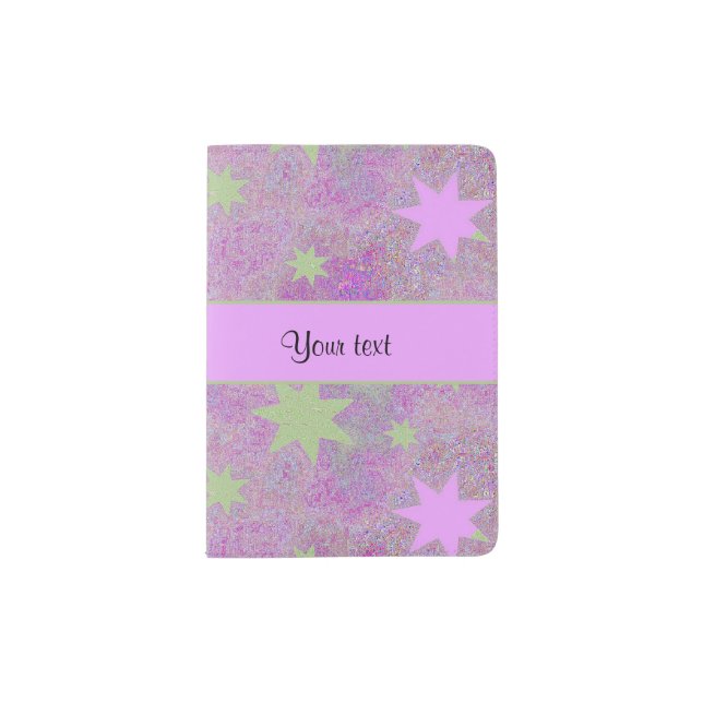 Cute Stars Passport Holder (Front)