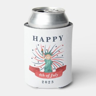 Cute Statue Of Liberty Happy 4th Of July 