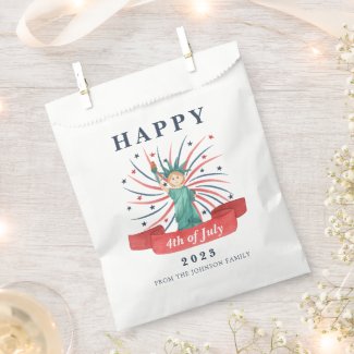 Cute Statue Of Liberty Happy 4th Of July