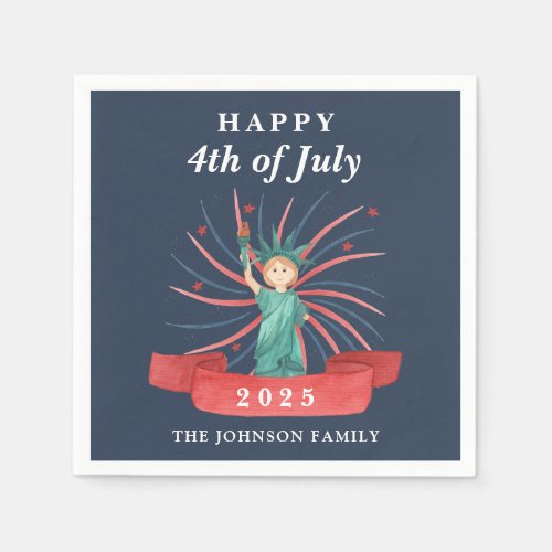 Cute Statue Of Liberty Happy 4th Of July