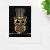 Cute Steampunk Owl on a Branch with Stars (Desk)