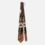 Cute steampunk women  neck tie
