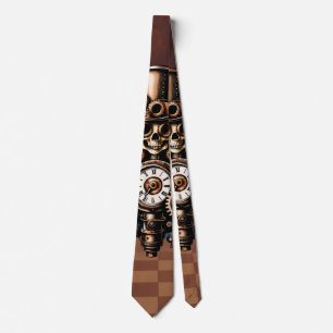 Cute steampunk women neck tie