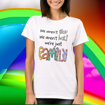 Cute Stepmom Word Art T-shirt by DoodlesHolidayGifts at Zazzle