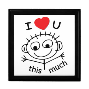 Cute Stick Figure Gift Box