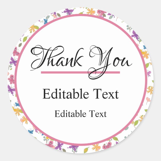 Cute Stickers : Butterflies (Front)