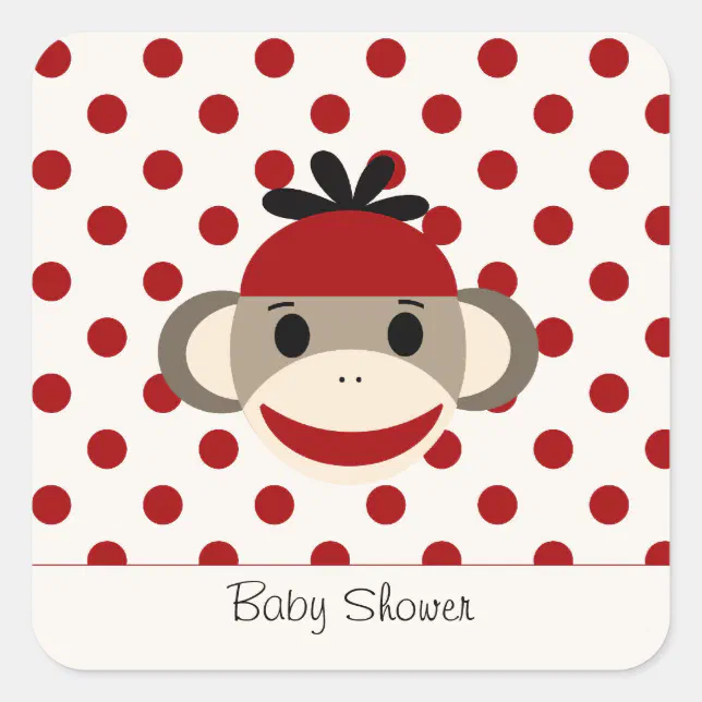 Cute Stickers By The Sock Monkey Shoppe | Zazzle