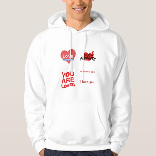 Cute stickers for your love for valentines day hoodie