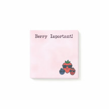 Cute Sticky Notes | Berry Important Post-Its
