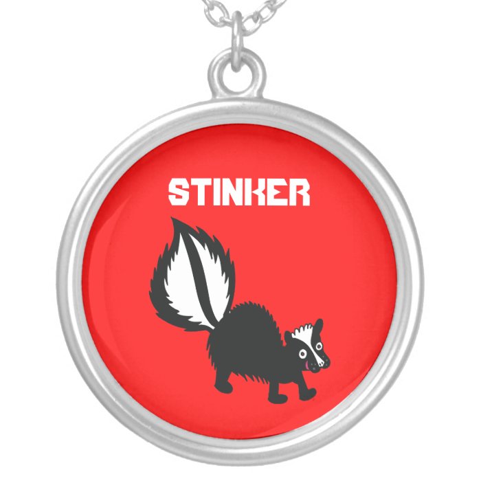 Cute Stinker Skunk Animal Kawaii Cartoon Art Pendants