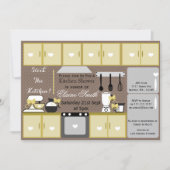 Cute stock the kitchen Bridal shower Invite (Front)