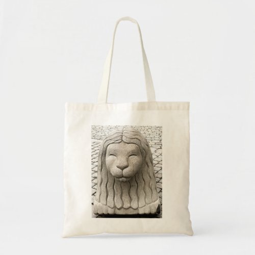 Cute Stone Lion Sweden Photo Tote Bag