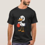 Cute Stork Basketball Player Hobby Ball Sports T-Shirt<br><div class="desc">Cute Stork Basketball Player Hobby Ball Sports</div>