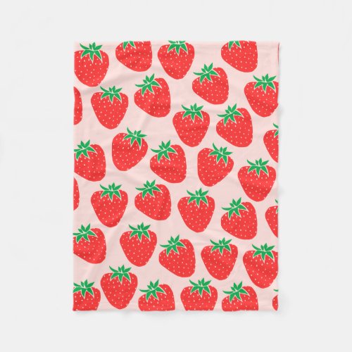 Cute Strawberries Blanket