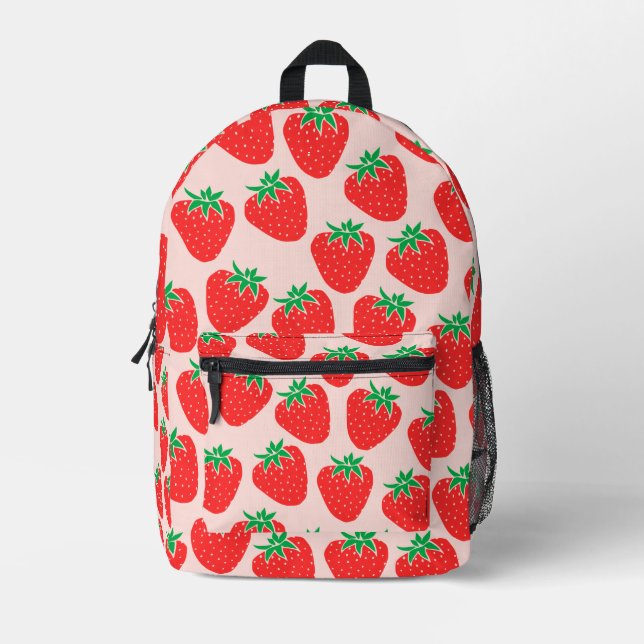 Cute Strawberry Backpack (Front)