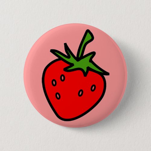 Cute Strawberry button