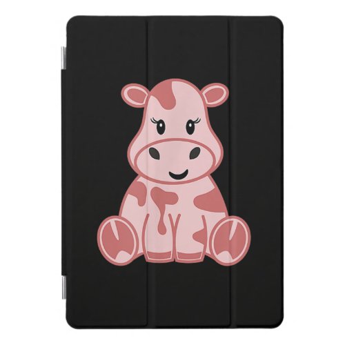 Cute Strawberry Cow Cutie Pink Kawaii Strawberry iPad Pro Cover