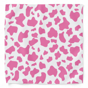Cute Strawberry Cow print Bandana