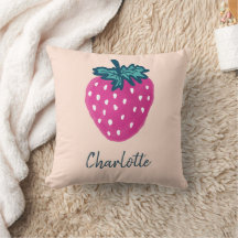 Cute Strawberry Fruit Custom Name