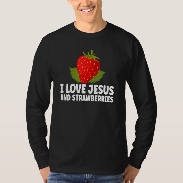 Cute Strawberry  Fruit  Strawberries for Kids T-Shirt (Front)