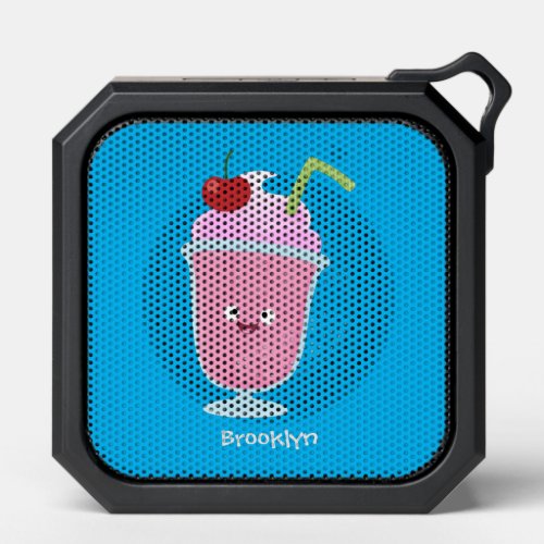 Cute strawberry ice cream sundae cartoon bluetooth speaker