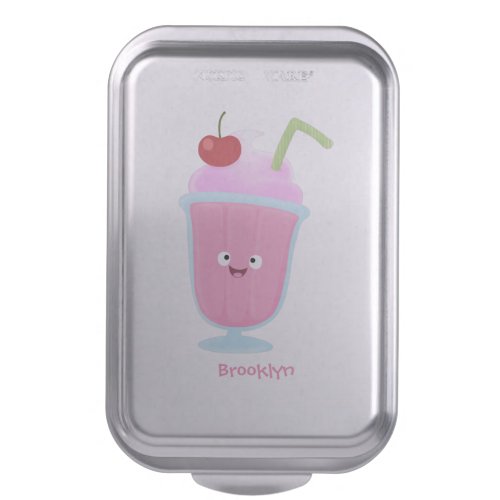 Cute strawberry ice cream sundae cartoon cake pan