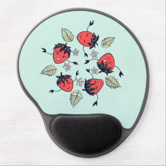 Cute Strawberry Kawaii Fruit Gel Mouse Pad