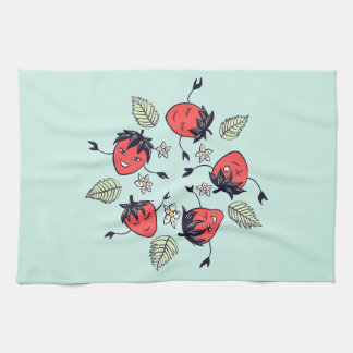 Cute Strawberry Kawaii Fruit Kitchen Towel